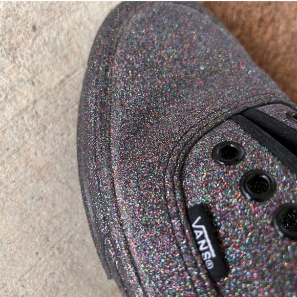 Super glittery disco ball Vans holographic sneakers - Picture 2 of 8